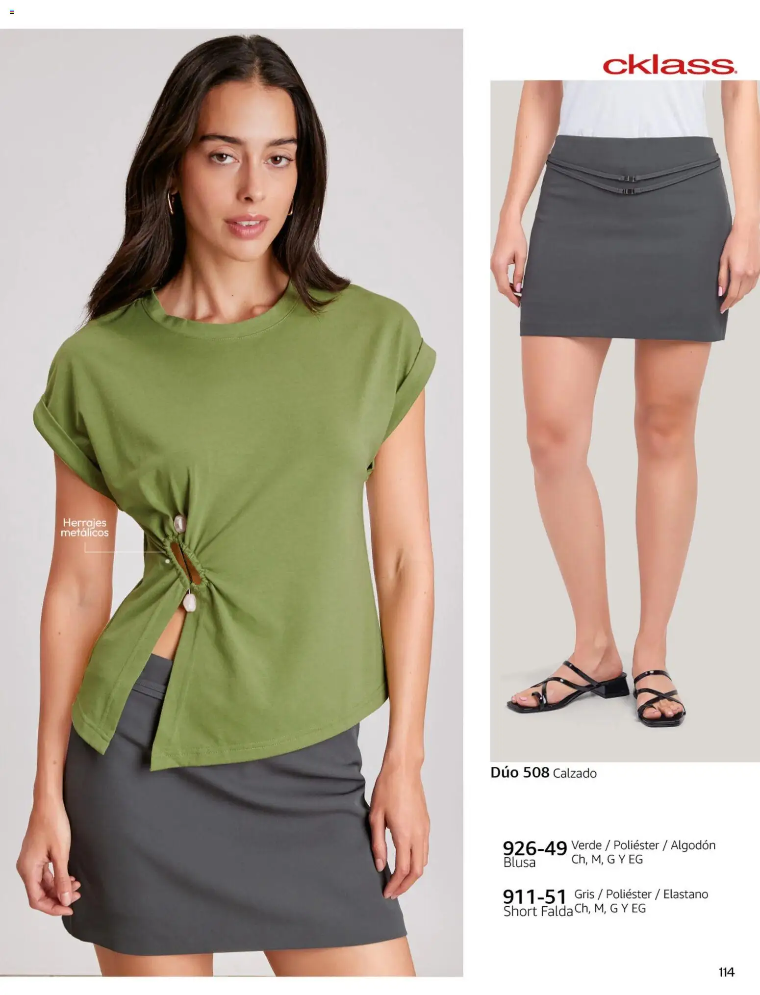 Nuevas ofertas de Cklass válidas en toda la República Mexicana desde el 02.01.2026. ¡Encuentra las mejores ofertas en Cklass catálogo Primavera! | Página: 119 | Productos: Blusa, Algodón, Falda, Short