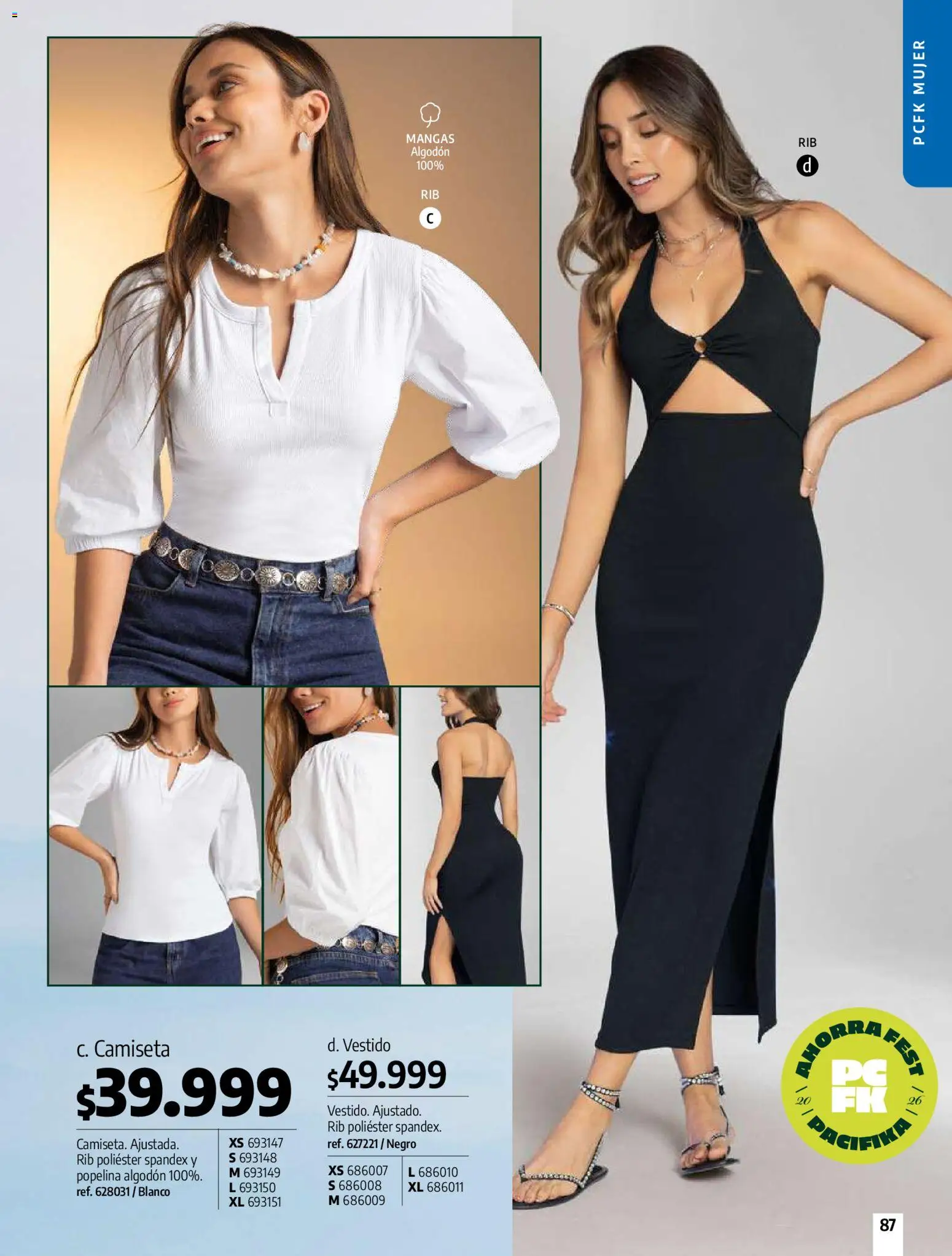 Pacifika revista - valida desde el 01.02.2026 | Página: 87 | Productos: Algodón, Camiseta, Vestido