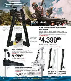 Preview of Cabela's weekly ads valid from 14.03.2025 | Page: 54 | Products: Anchor, Steering, Water, Lighter