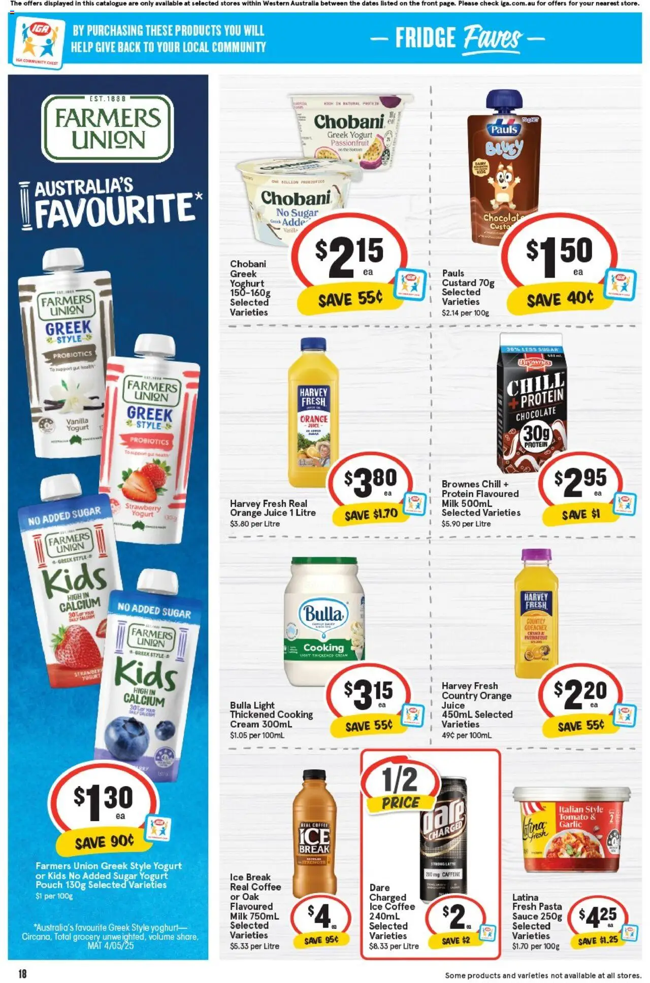 IGA catalogue - valid from 20.08.2025 | Page: 18 | Products: Light, Chocolate, Sugar, Garlic