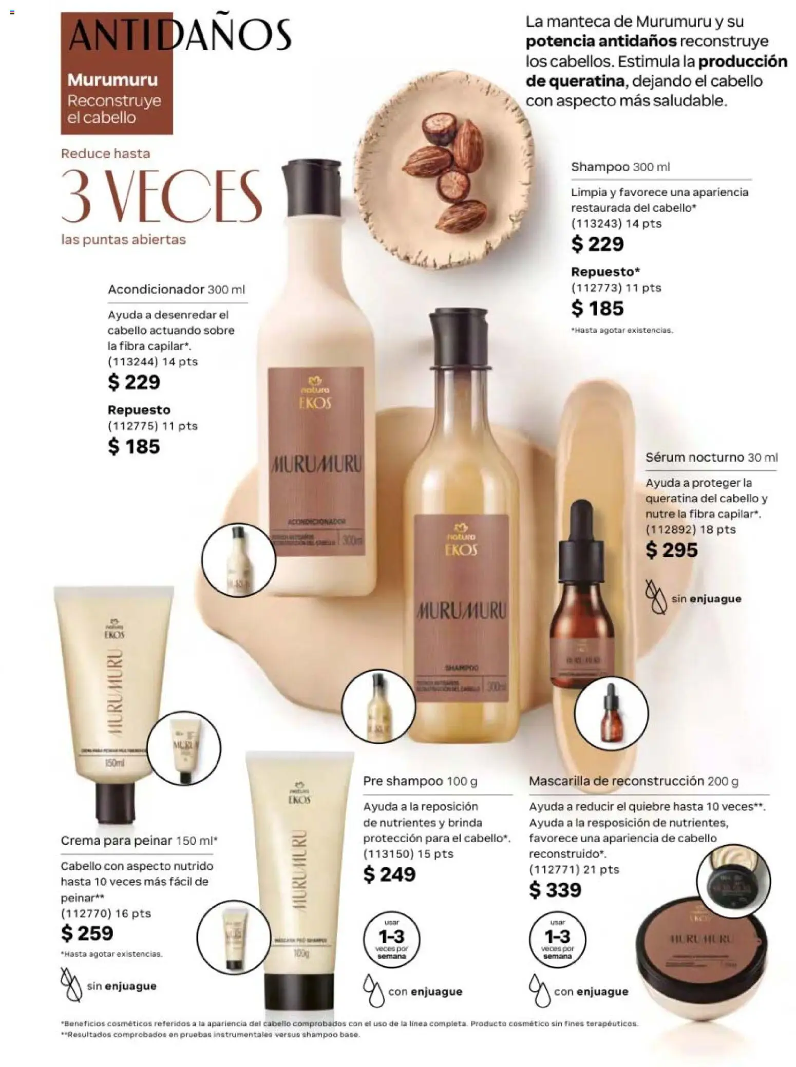 Nuevas ofertas de Natura válidas en toda la República Mexicana desde el 08.05.2026. ¡Encuentra las mejores ofertas en Natura campaña 8 2026! | Página: 147 | Productos: Serum, Crema, Mascarilla, Acondicionador