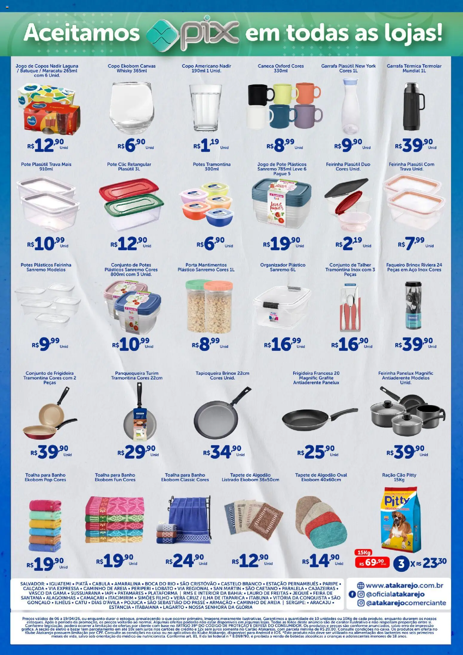 Atakarejo Folheto - válido de 06.04.2026 | Página: 2 | Produtos: Areia, Garrafa térmica, Caixa, Copos