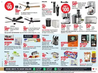 Canadian Tire flyer valid from 01.08.2025 | Page: 19 | Products: Pasta, Fan, Juice