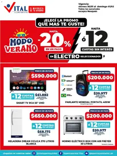 Vista previa Vital - Ofertas fin- Resistencia válido desde el 30.01.2026 | Página: 3 | Productos: Horno, Sobre, Batería, Heladera