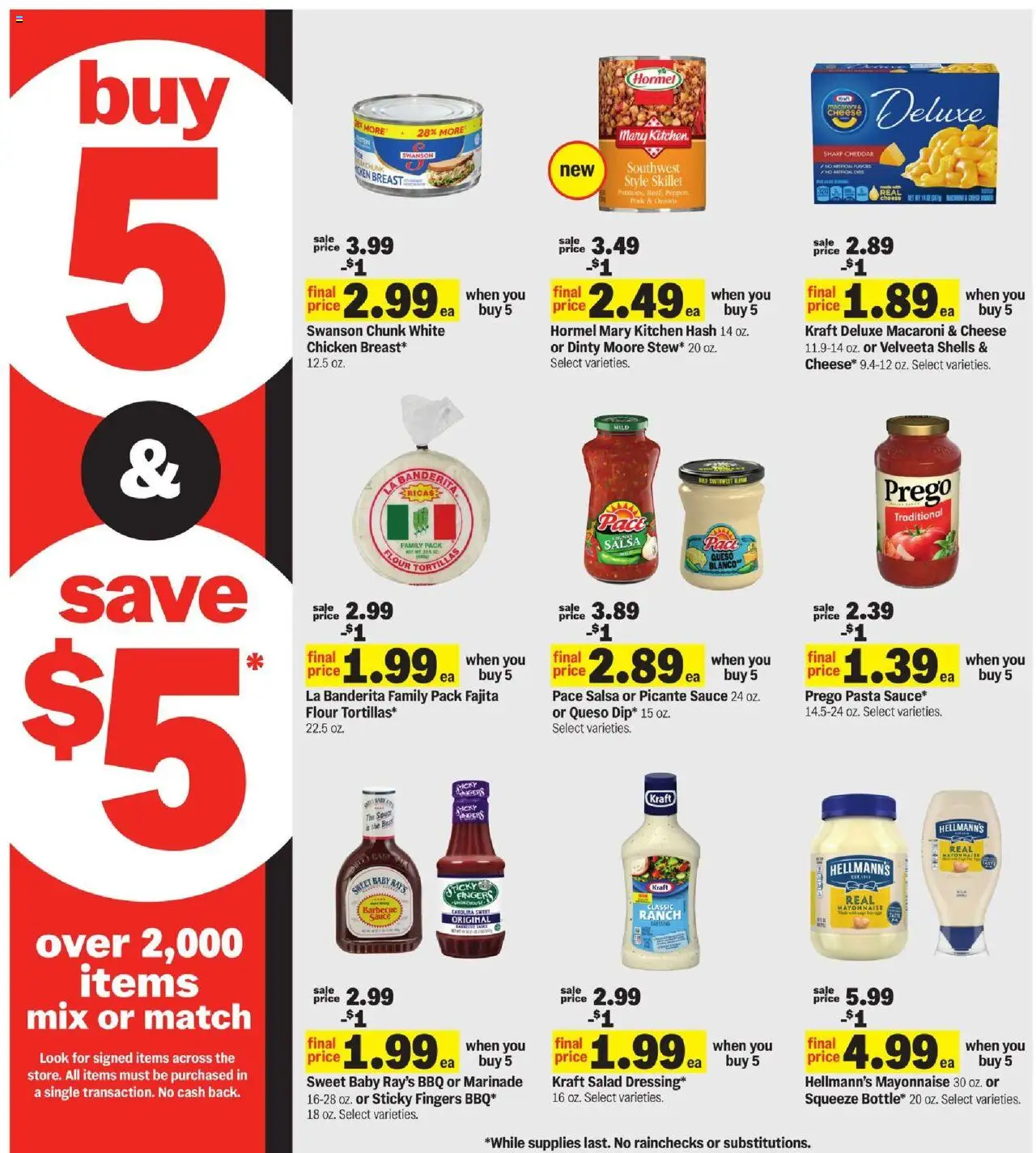 Meijer Weekly Ad - valid from 15.10.2025 | Page: 8 | Products: Skillet, Pork, Pasta, Sauce