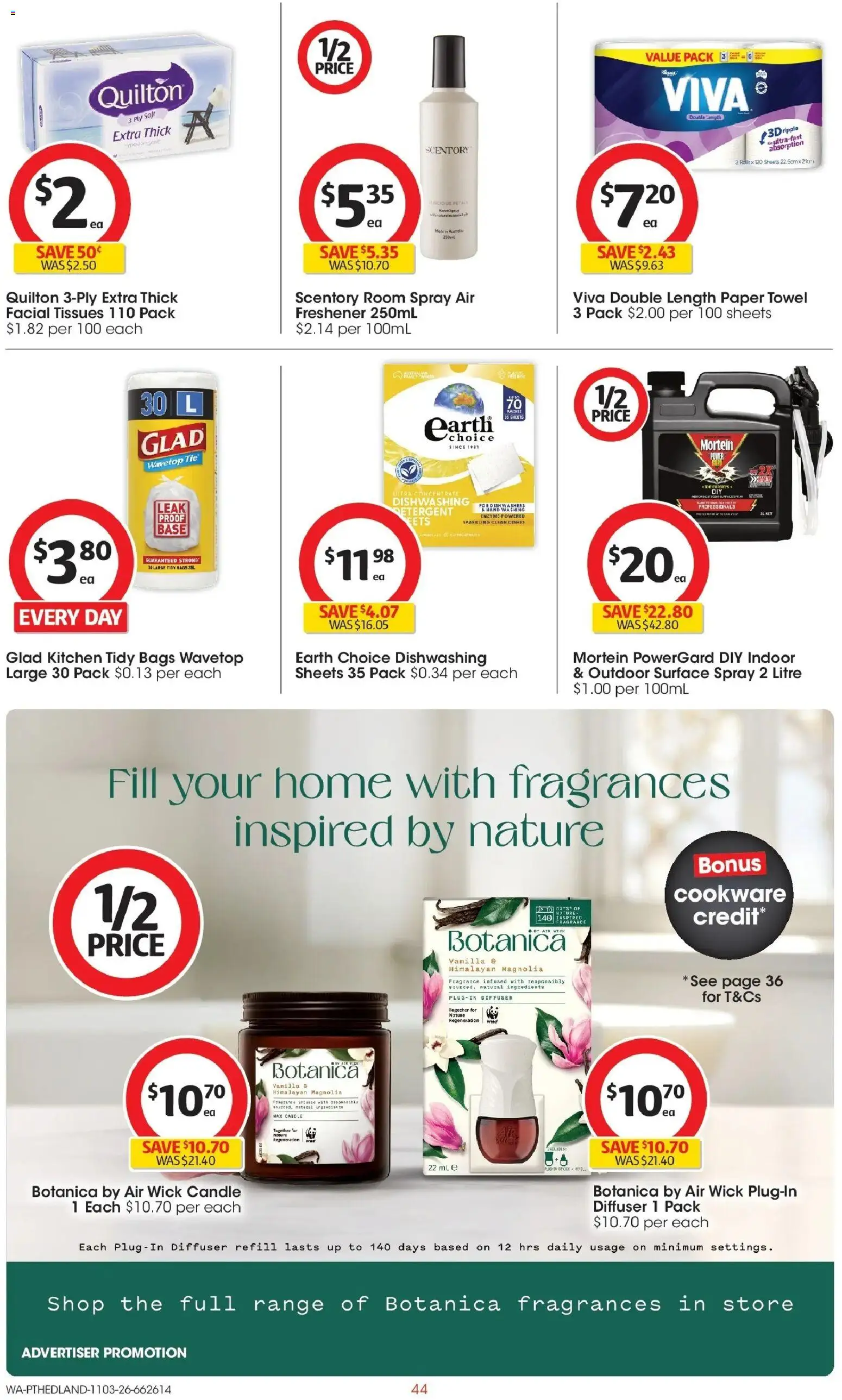 Coles catalogue - valid from 11.03.2026 | Page: 44 | Products: Fragrance, Tie, Candle, Device