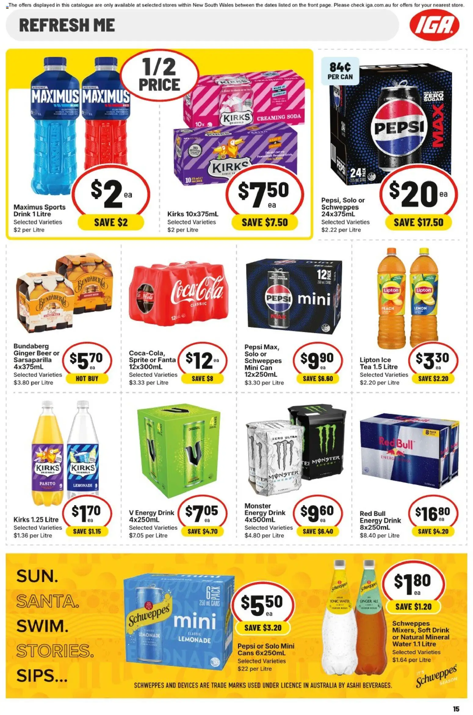 IGA catalogue - valid from 24.12.2025 | Page: 18 | Products: Ginger, Beer, Tea, Lemon