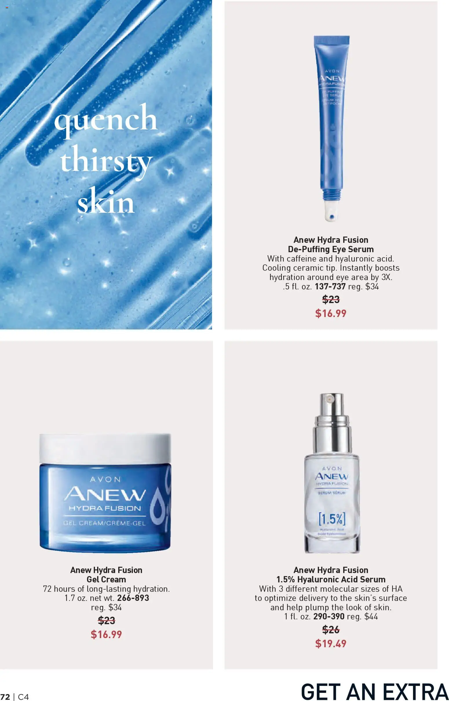 Avon Brochure - valid from 11.02.2026 | Page: 72 | Products: Fusion, Eye Serum, Cream