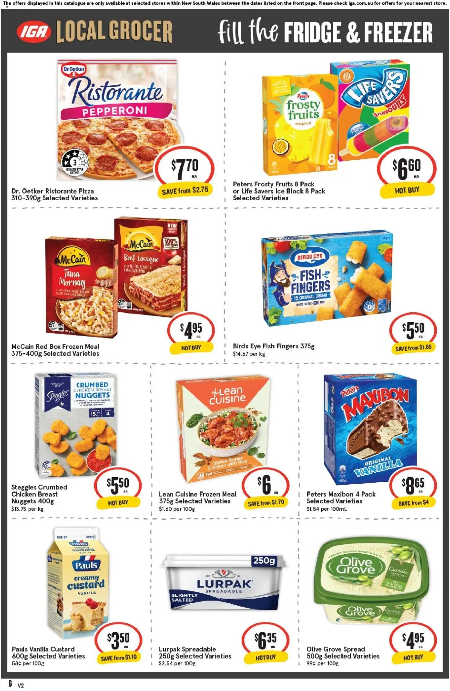 IGA catalogue - valid from 04.03.2026 | Page: 6 | Products: Cheese, Cream, Vinegar, Bag