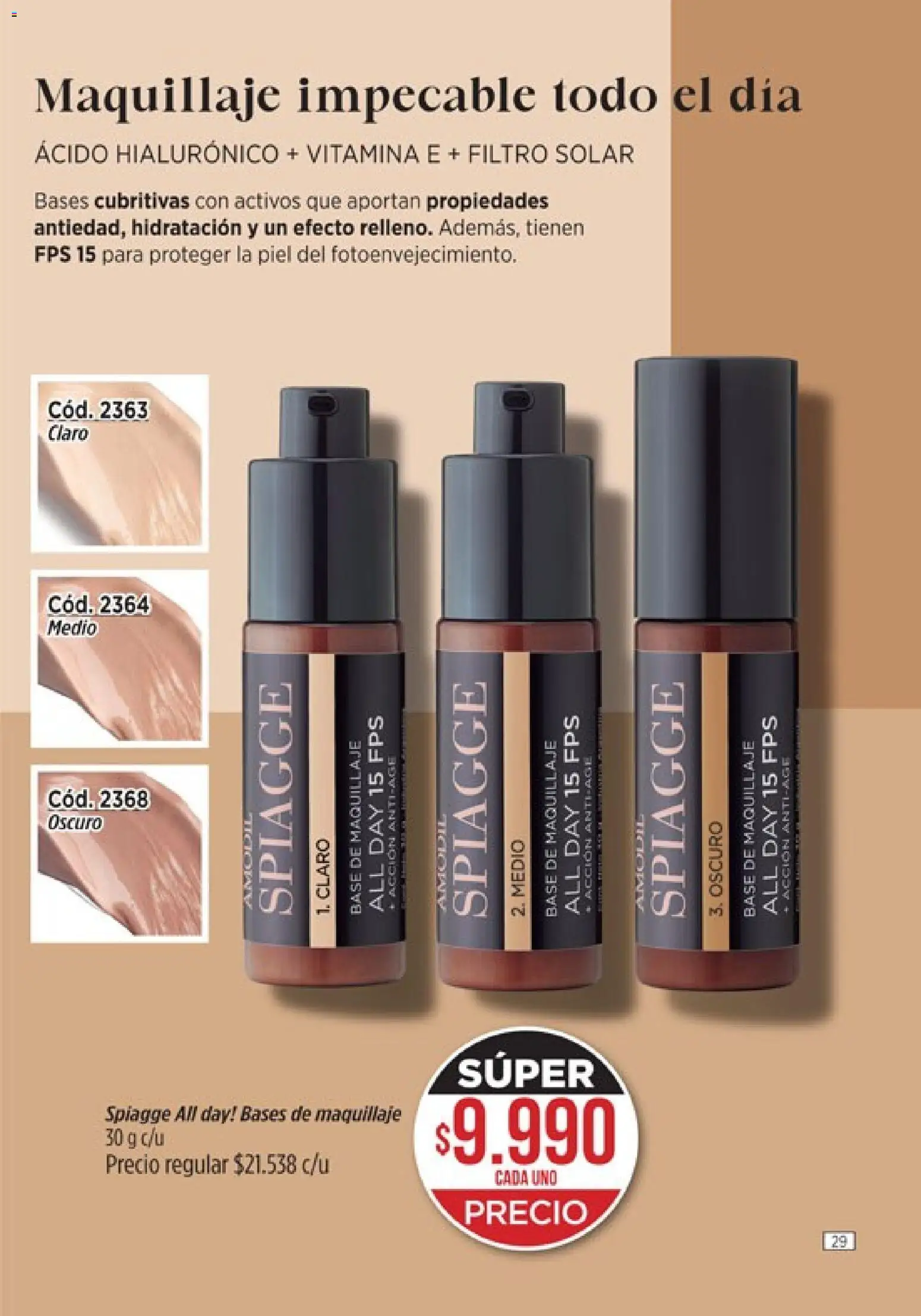 modil - Campaña 7 │ válido desde el 20.03.2026 | Página: 29 | Productos: Base de maquillaje, Maquillaje