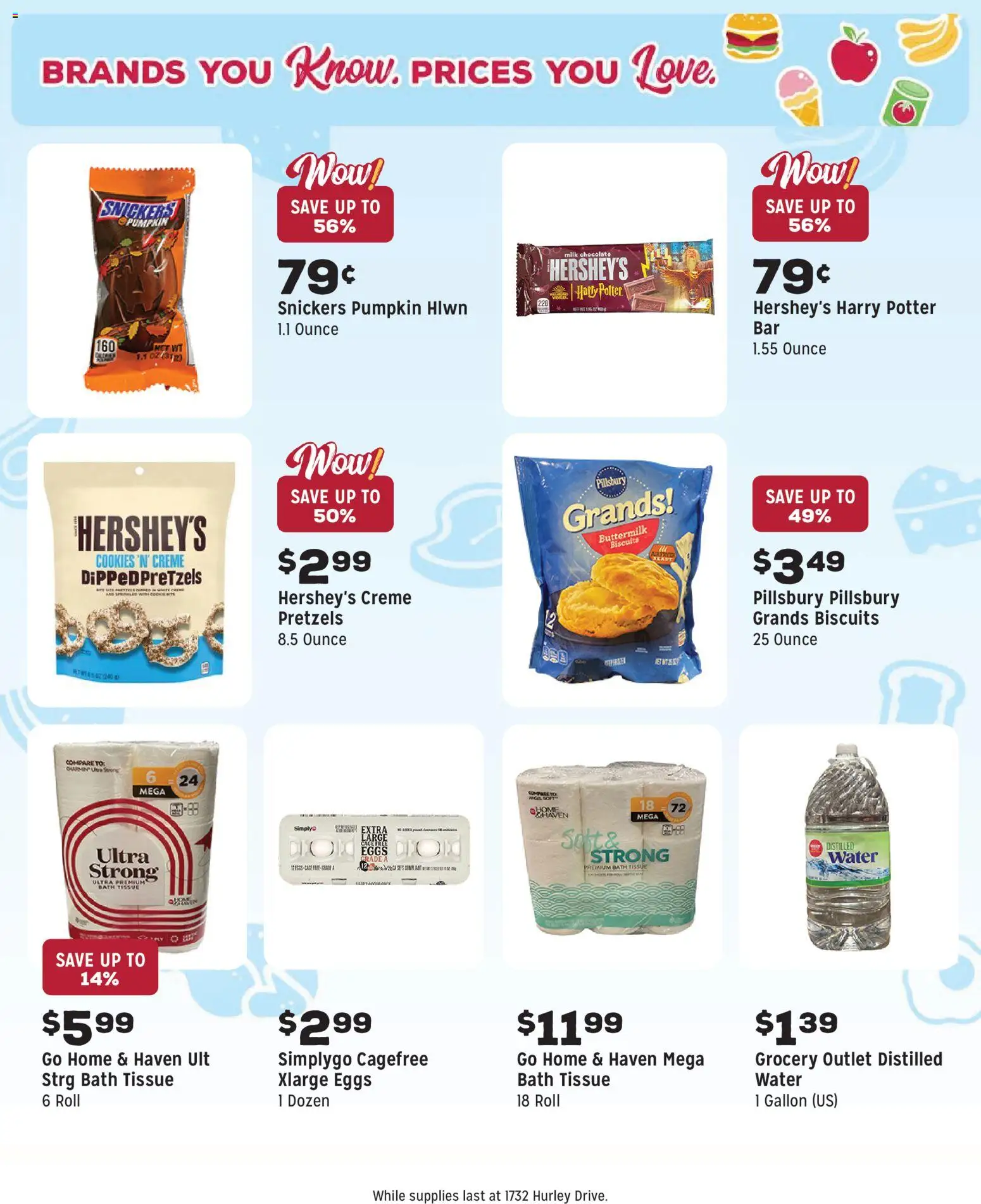 Grocery Outlet Weekly Ad - ID - valid from 29.10.2025 | Page: 8 | Products: Bath, Eggs, Water, Pumpkin