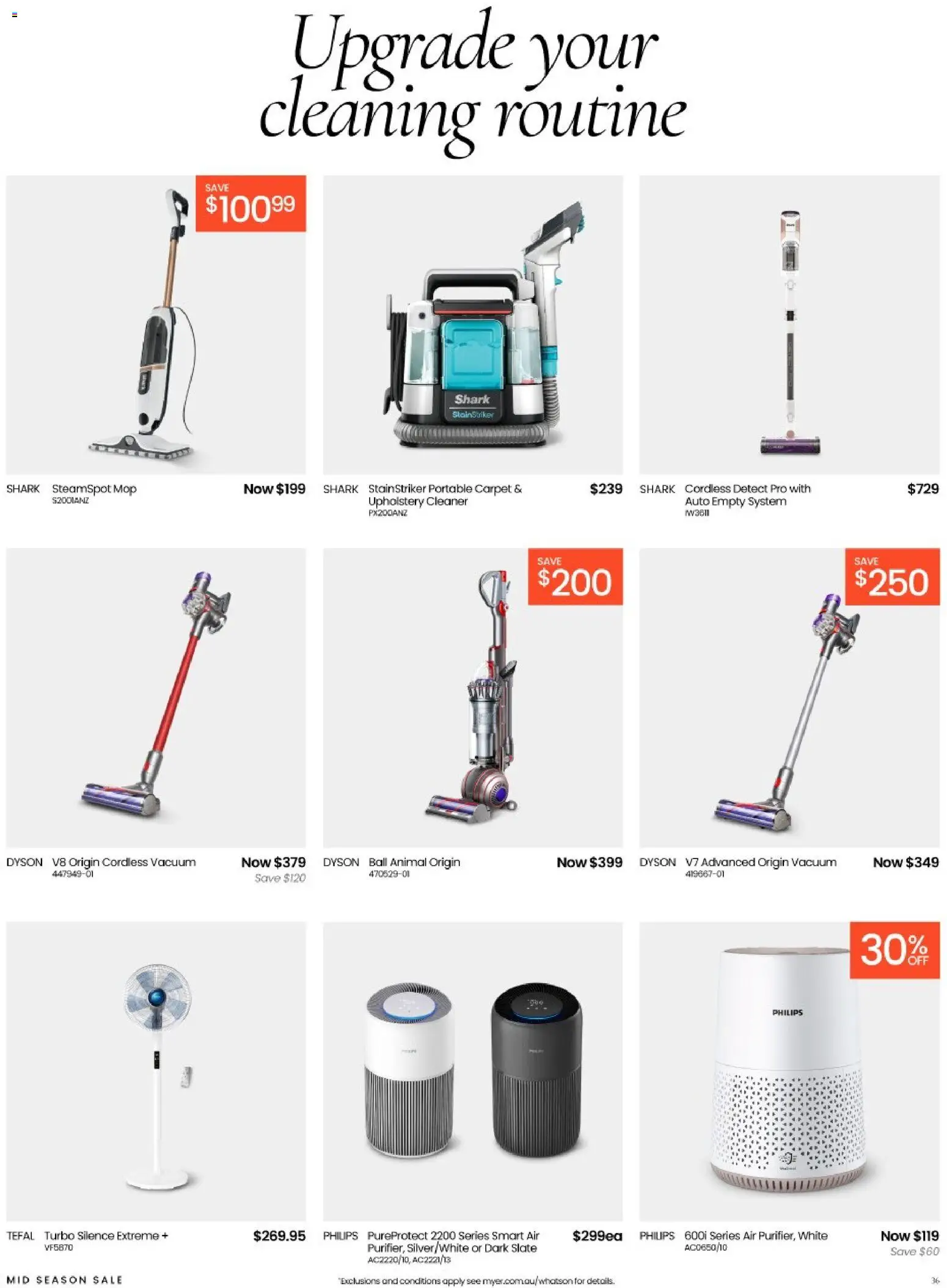 Myer catalogue - valid from 04.03.2026 | Page: 36 | Products: Carpet, Mop, Cleaner, Portable