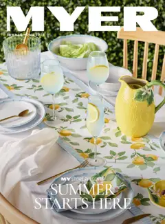 Preview of Myer Catalogue Summer Starts Here - valid from 14.10.2025