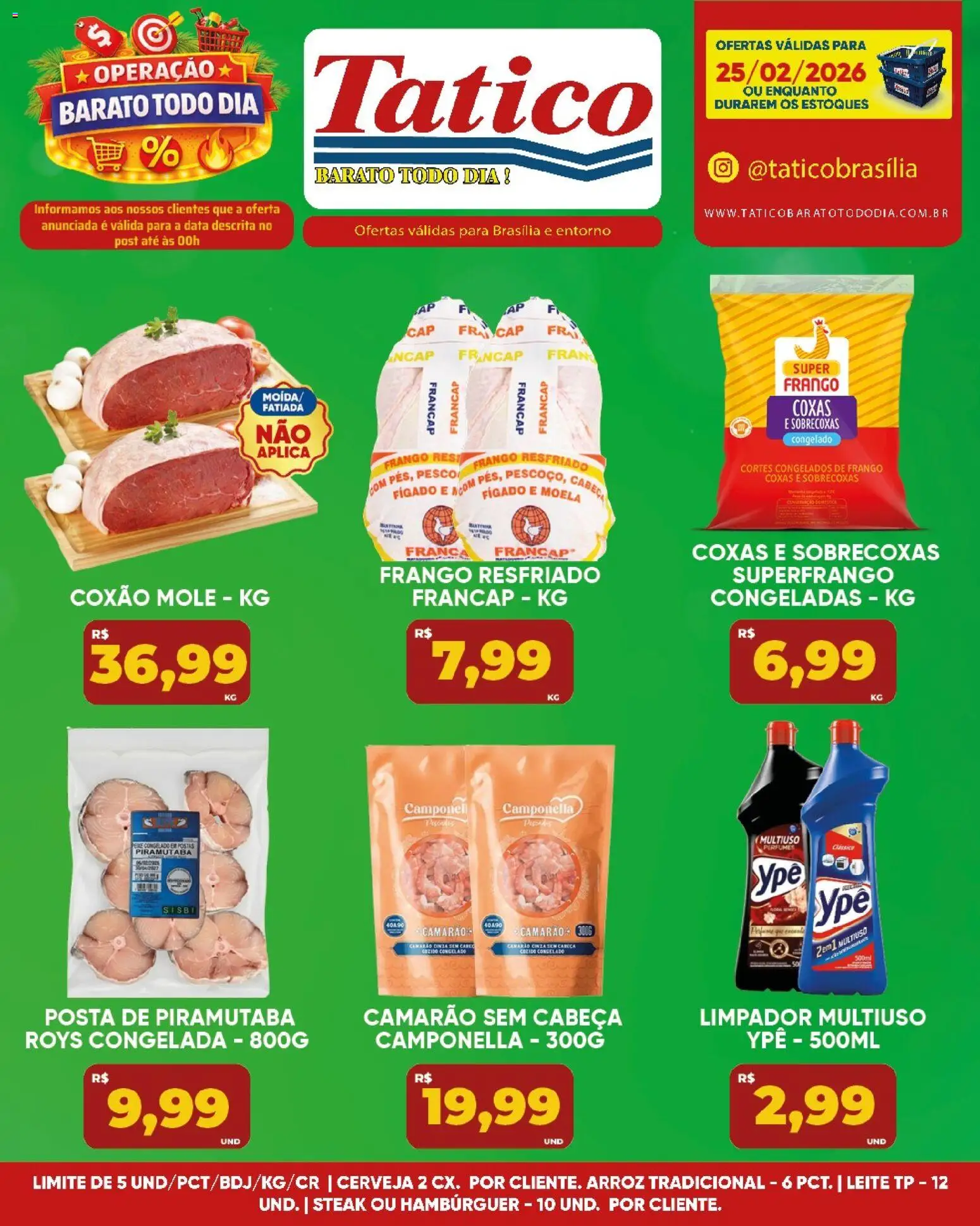 Tatico Folheto - válido de 25.02.2026 | Página: 10 | Produtos: Camarão, Peixe, Perfumes, Frango