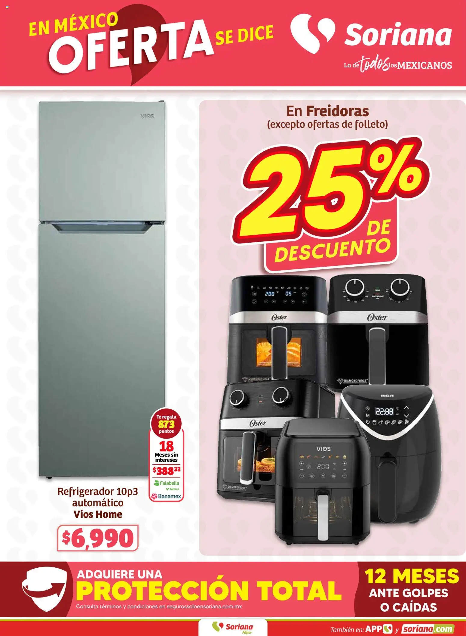 Nuevas ofertas de Soriana válidas en toda la República Mexicana desde el 05.02.2026. ¡Encuentra las mejores ofertas en Soriana - Fin de Semana Híper: Ags, Nay, Jal, Qro, Col, Mich, Gto, Hgo, Tlax, Mor, Pue, Gro, Oax, Edo. de Mex, Valle de México, Za! | Página: 11