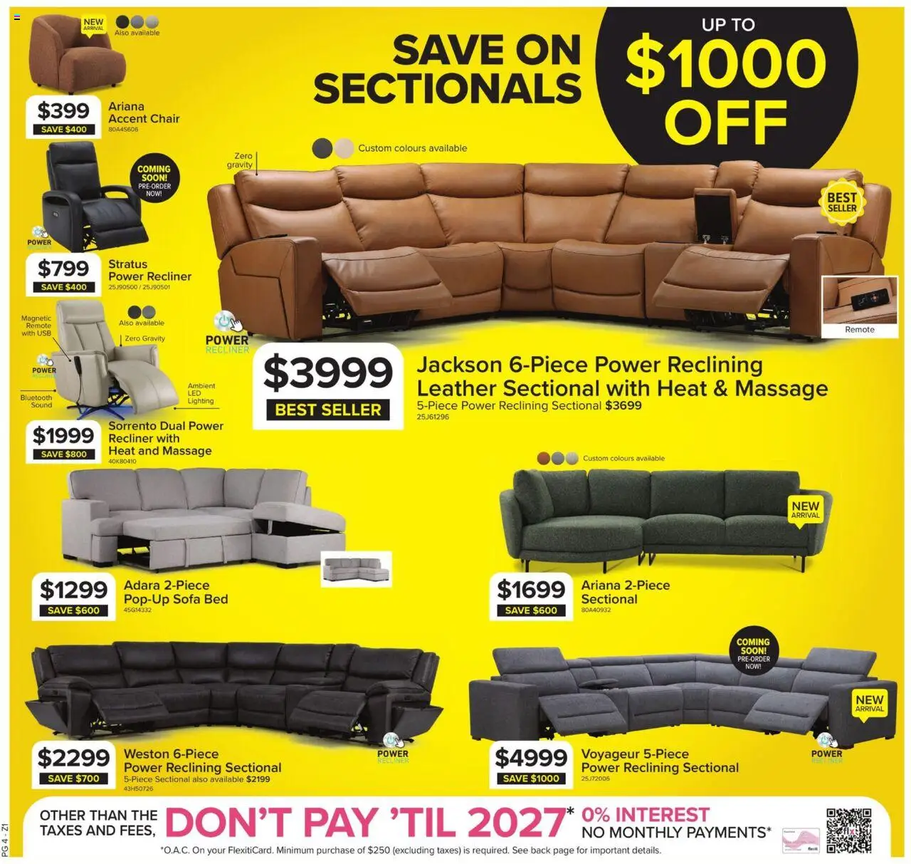 Leon's flyer valid from 09.10.2025 | Page: 4 | Products: Bed, Sofa, Chair