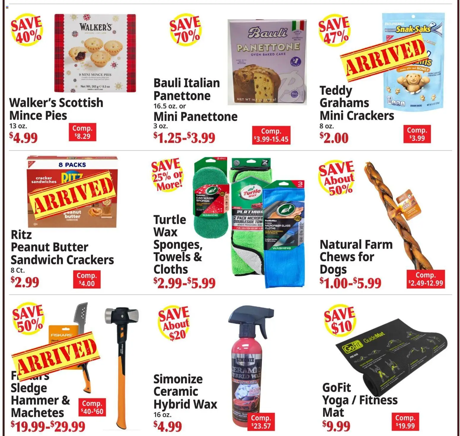 Ocean State Job Lot Weekly Ad - MA - valid from 08.01.2026 | Page: 6 | Products: Hammer, Butter, Sponge, Oven