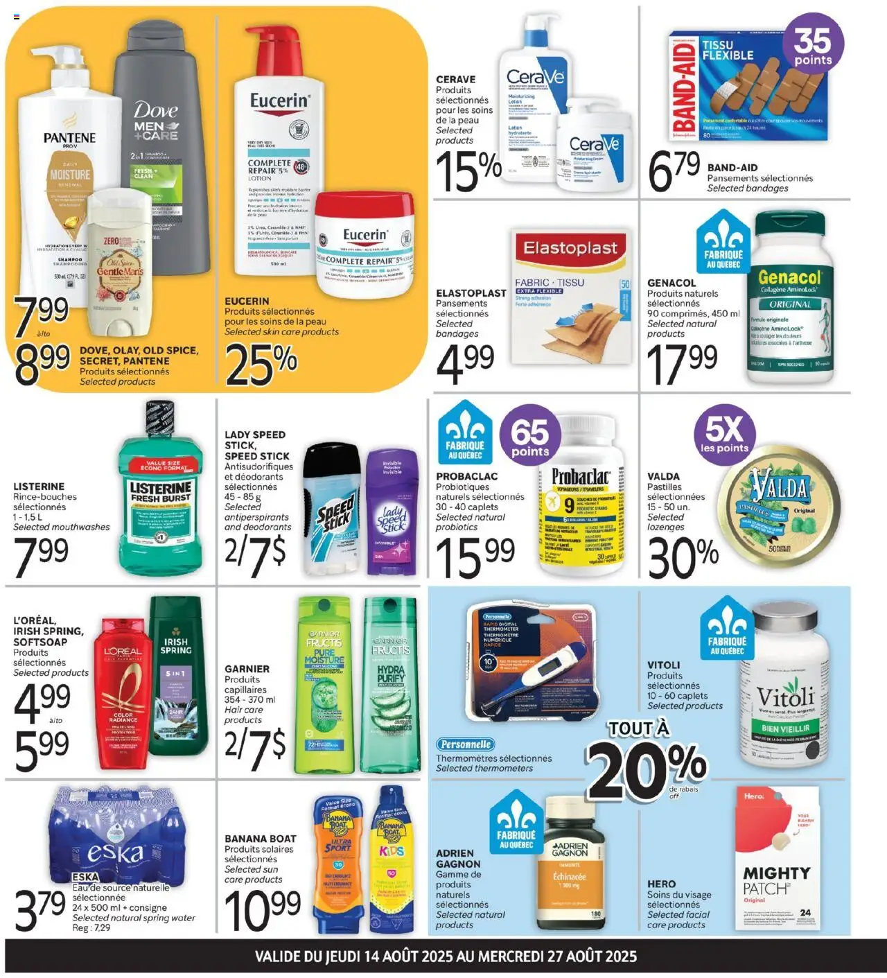 Brunet flyer valid from 14.08.2025 | Page: 2 | Products: Cream, Thermometer, Shampoo