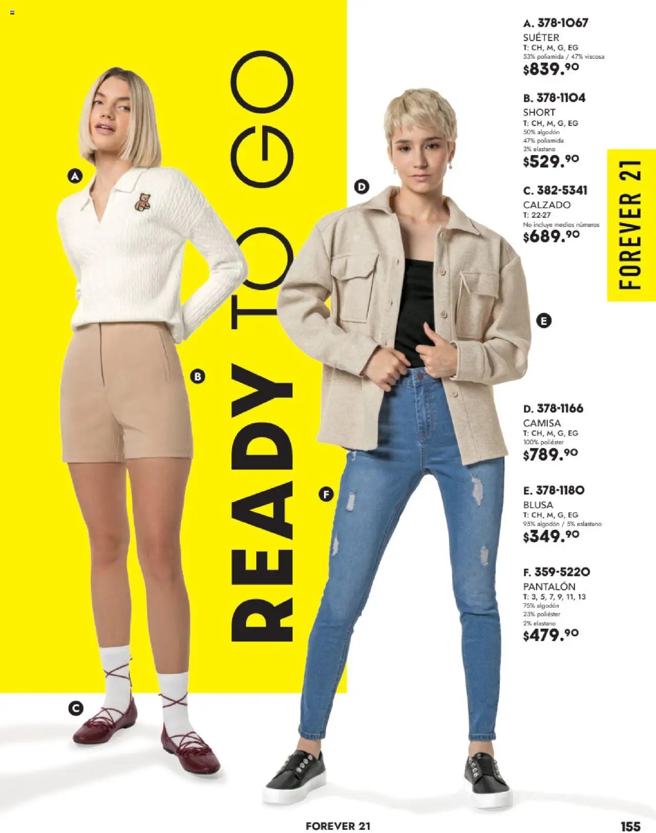 Nuevas ofertas de Andrea válidas en toda la República Mexicana desde el 09.10.2025. ¡Encuentra las mejores ofertas en Andrea - Catálogo Forever 21! | Página: 6 | Productos: Suéter, Camisa, Algodón, Short