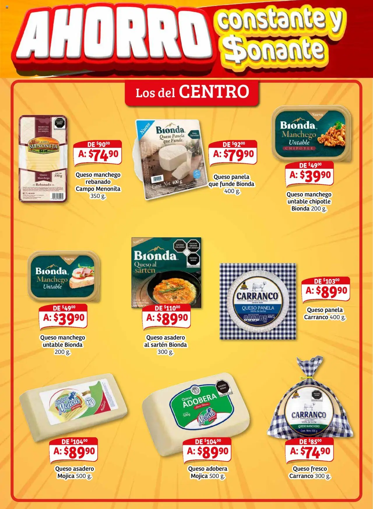 Nuevas ofertas de Soriana válidas en toda la República Mexicana desde el 18.09.2025. ¡Encuentra las mejores ofertas en Soriana - Pesito Valedor Mercado: Edo Mex, Valle De México, Gro, Hgo, Mor, Pue, Qto, Tlax, Ver! | Página: 16 | Productos: Leche, Queso, Sartén