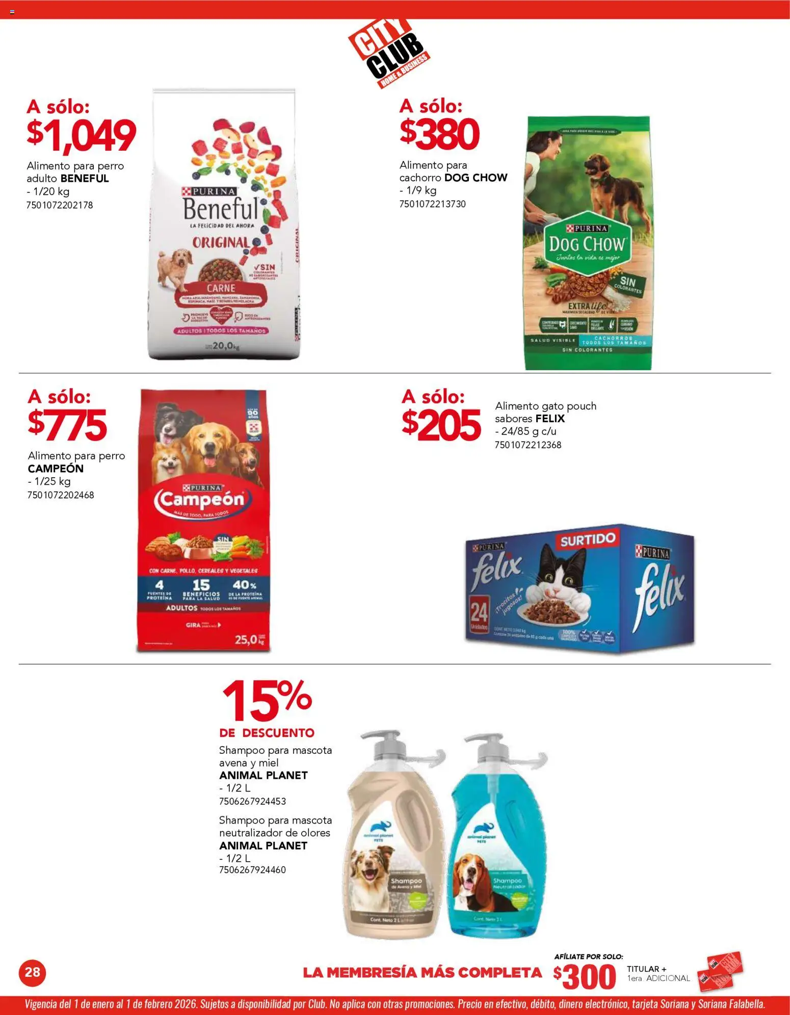 Nuevas ofertas de City Club válidas en toda la República Mexicana desde el 01.01.2026. ¡Encuentra las mejores ofertas en City Club catálogo! | Página: 28