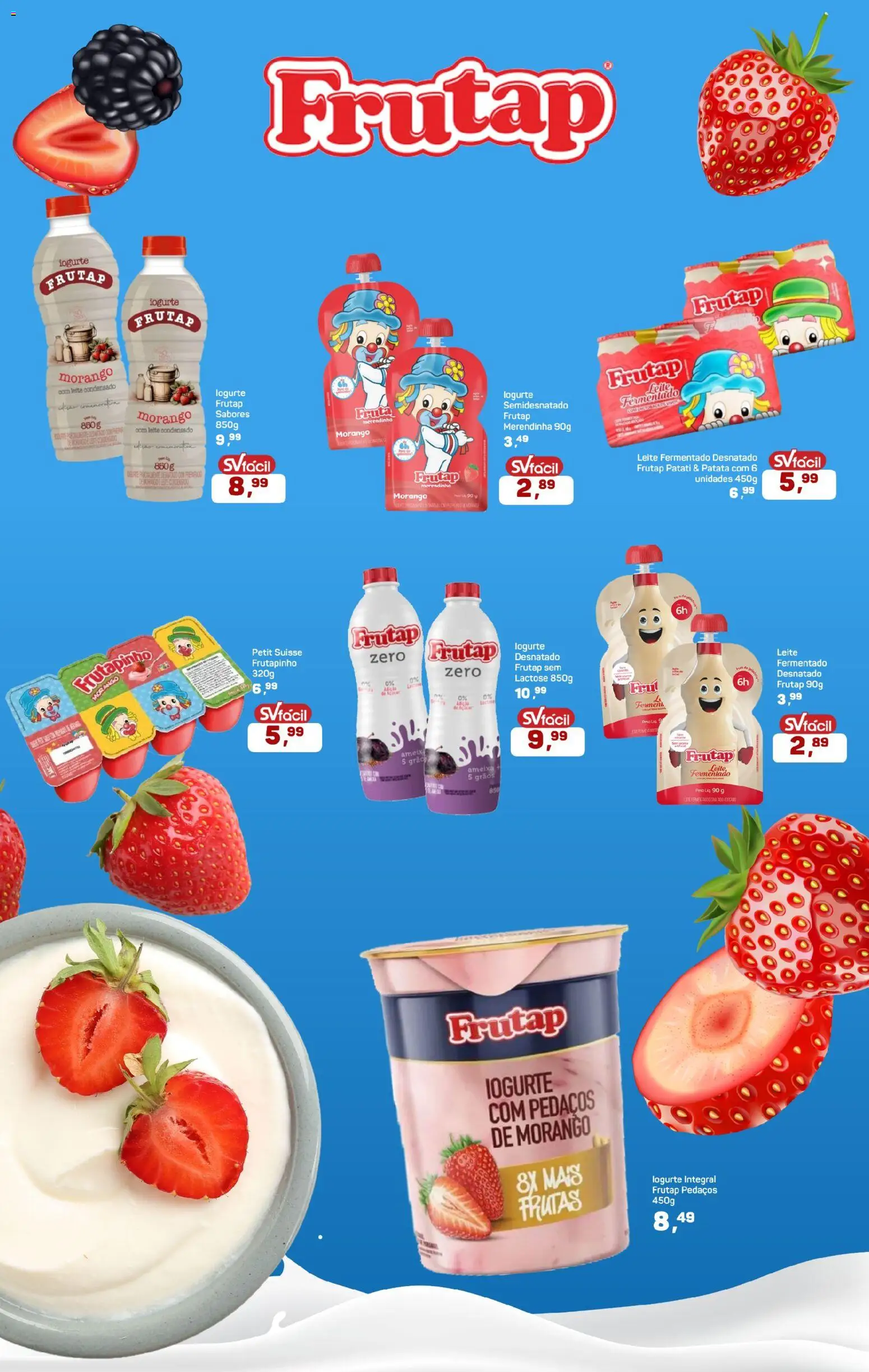 Supermercados São Vicente Folheto - válido de 12.11.2025 | Página: 2 | Produtos: Leite, Iogurte, Leite fermentado, Ameixa