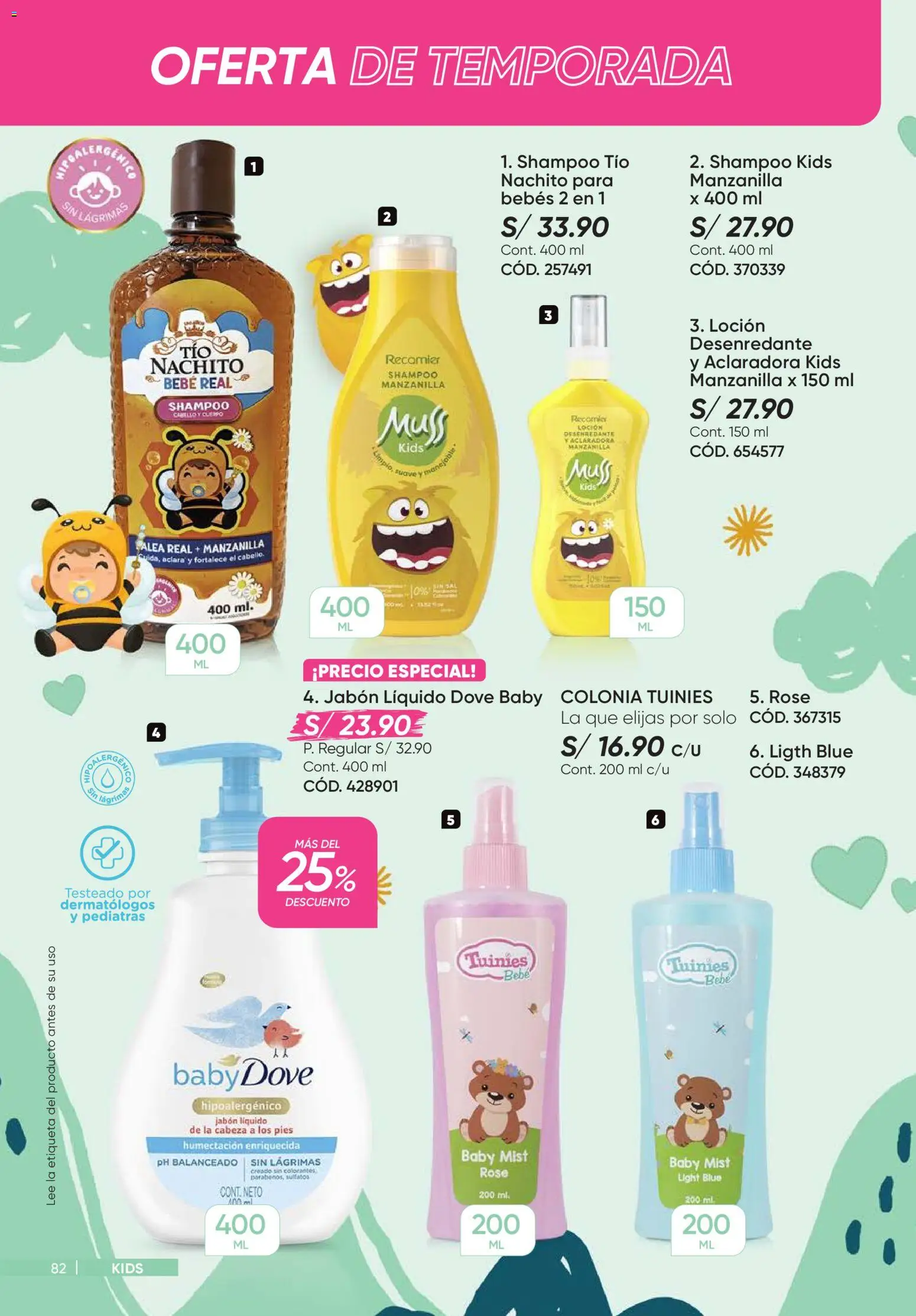 Catálogo Azzorti válido desde 07.01.2026 | Página: 82 | Productos: Shampoo, Jabón