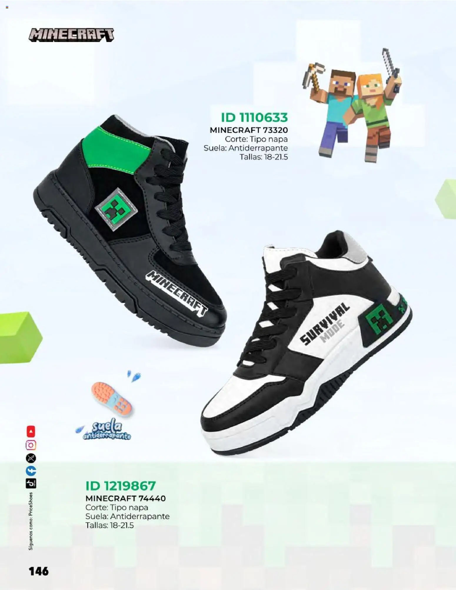 Nuevas ofertas de Price Shoes válidas en toda la República Mexicana desde el 27.10.2025. ¡Encuentra las mejores ofertas en Price Shoes catálogo Kids todo en uno! | Página: 146