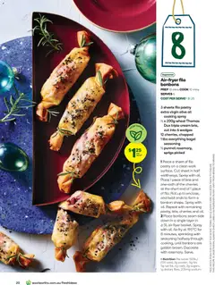 Preview of Woolworths Fresh Ideas Magazine - valid from 01.12.2025 | Page: 20 | Products: Cherries, Oil, Cream, Pastry