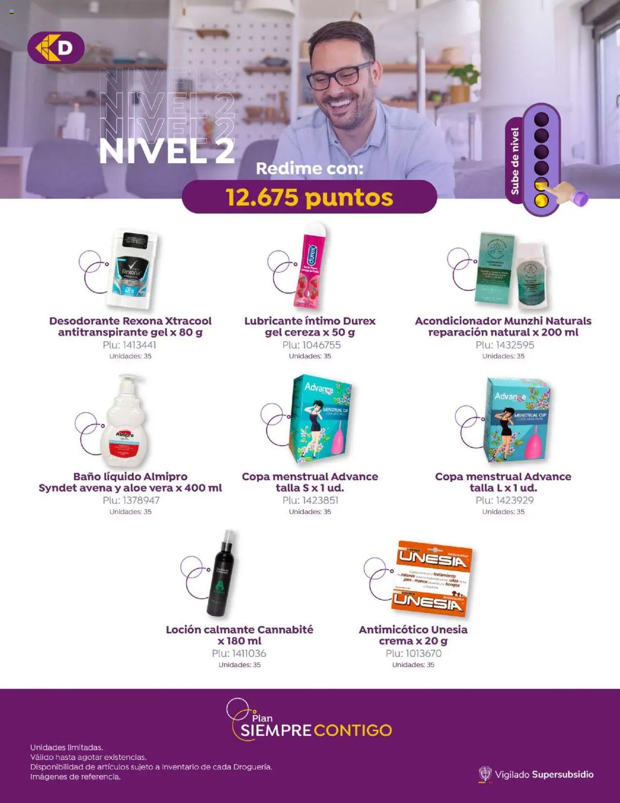 Colsubsidio revista - valida desde el 05.02.2025 | Página: 7 | Productos: Crema, Hongos, Baño, Copa menstrual