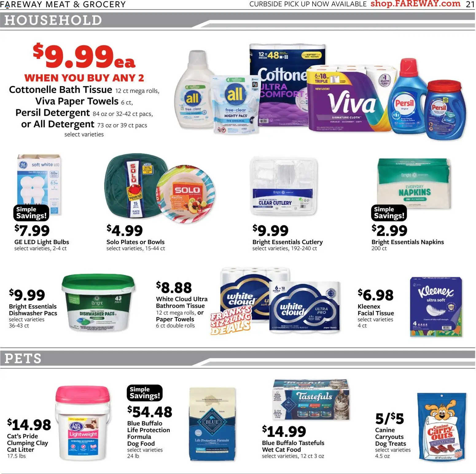 Fareway Weekly Ad - valid from 06.04.2026 | Page: 21 | Products: Bath, Detergent, Lighter, Dishwasher