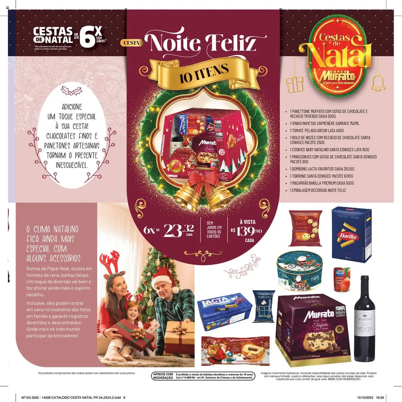Super Muffato Folheto - válido de 13.10.2025 | Página: 9 | Produtos: Óculos, Chocolate, Nozes, Cookies