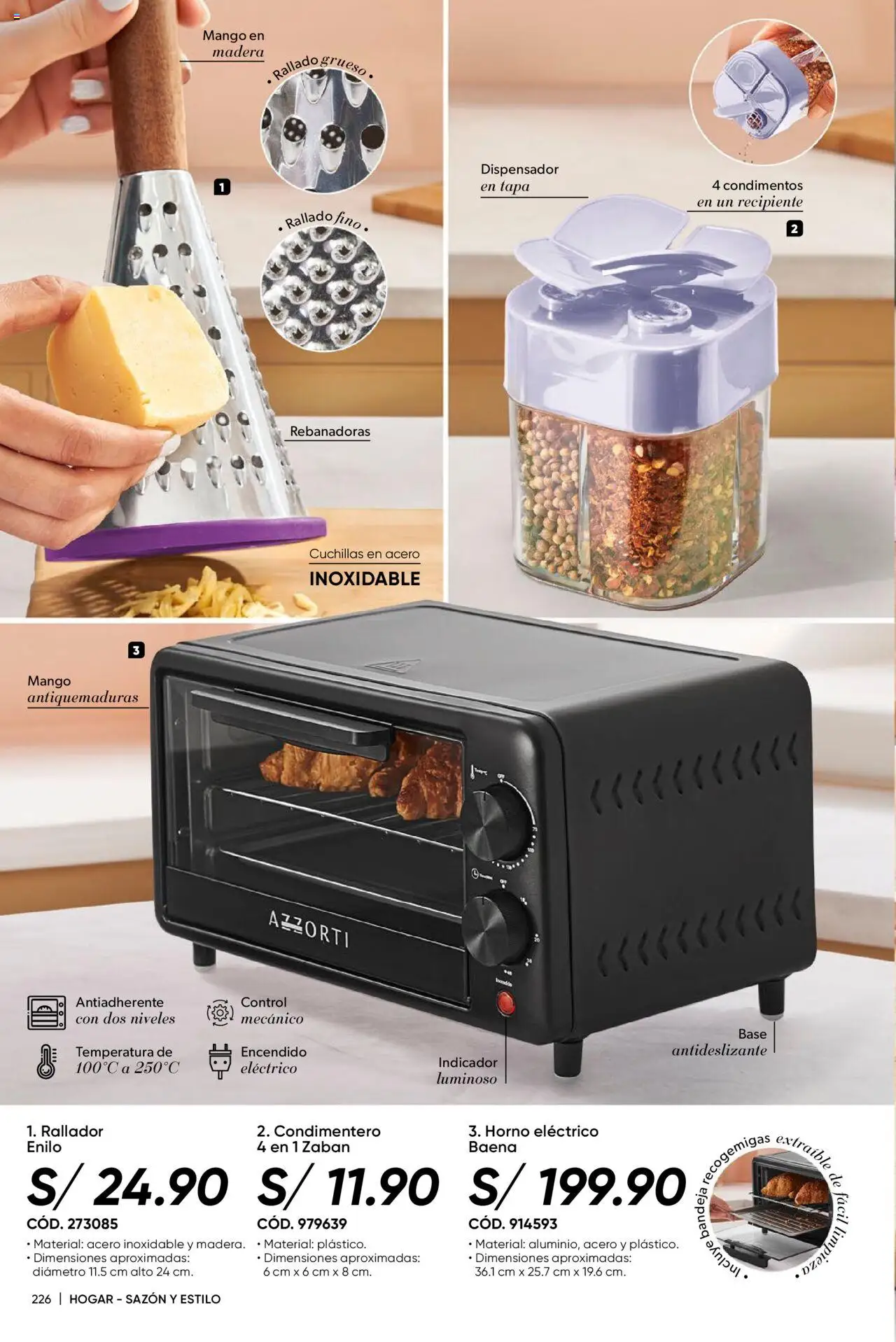 Catálogo Azzorti válido desde 28.07.2025 | Página: 228 | Productos: Rallador, Horno