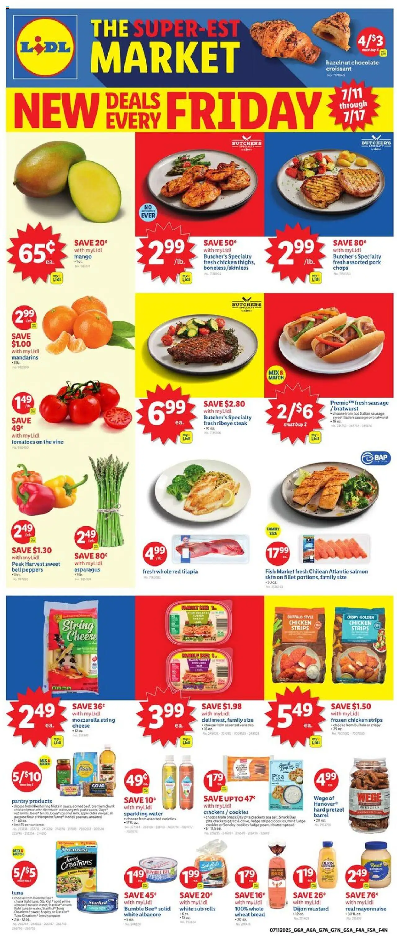 Lidl Weekly Ad - MD - valid from 11.07.2025 | Page: 1 | Products: Butter, Lemon, Mango, Garlic