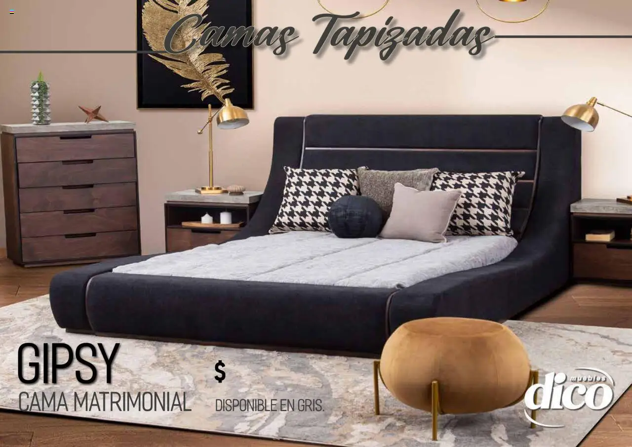 Nuevas ofertas de Muebles Dico válidas en toda la República Mexicana desde el 25.09.2025. ¡Encuentra las mejores ofertas en Muebles Dico - Catálogo Camas Topazidas! | Página: 41 | Productos: Cama