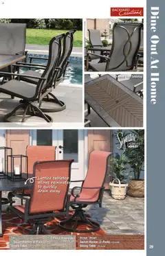 Preview of Menards weekly ads valid from 19.02.2025 | Page: 29 | Products: Table, Swivel