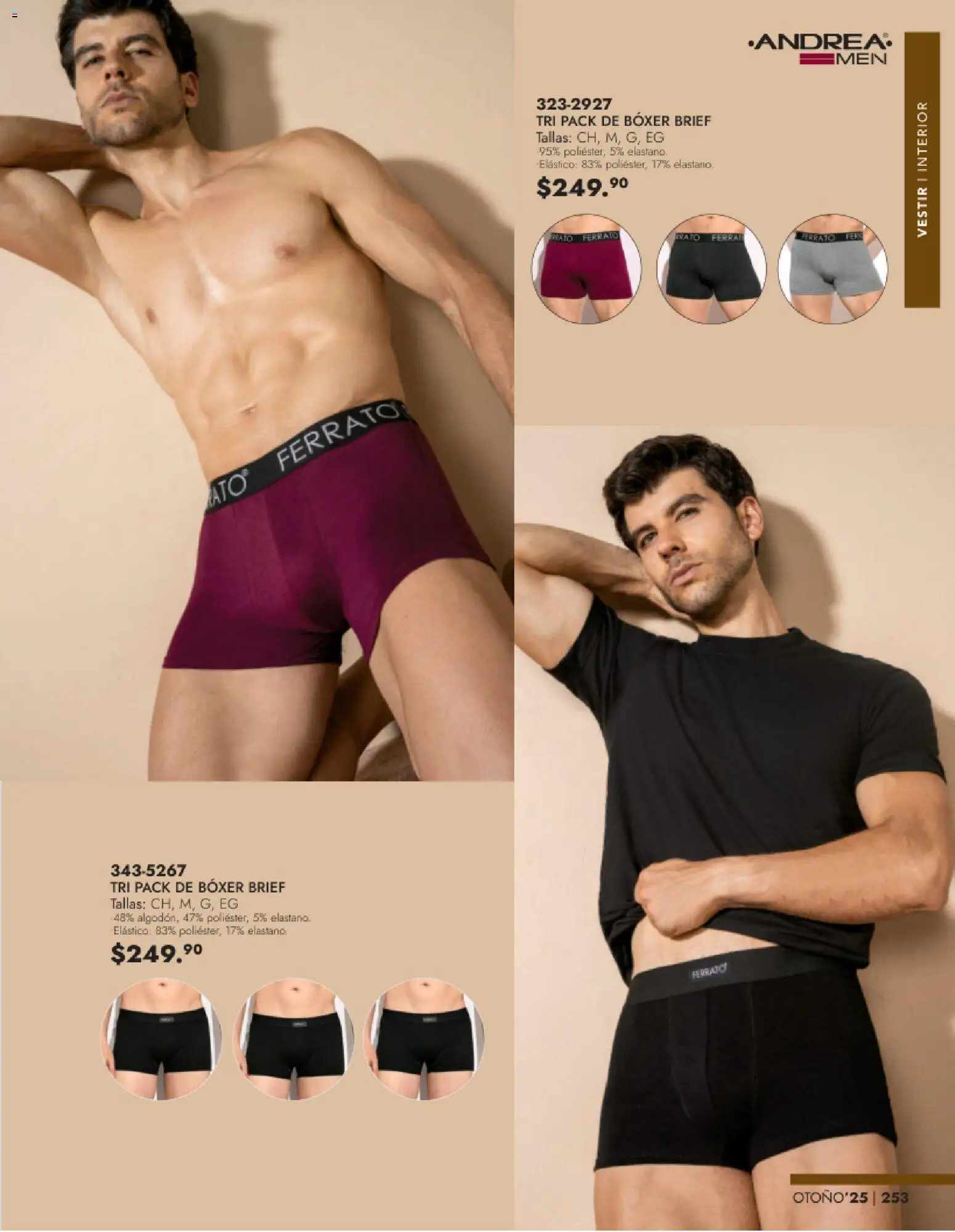 Nuevas ofertas de Andrea válidas en toda la República Mexicana desde el 26.11.2025. ¡Encuentra las mejores ofertas en Andrea catálogo Vestir Caballero otoño! | Página: 91