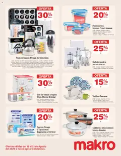Makro revista - valida desde el 15.08.2025 | Página: 3 | Productos: Vasos, Tapabocas, Tetera