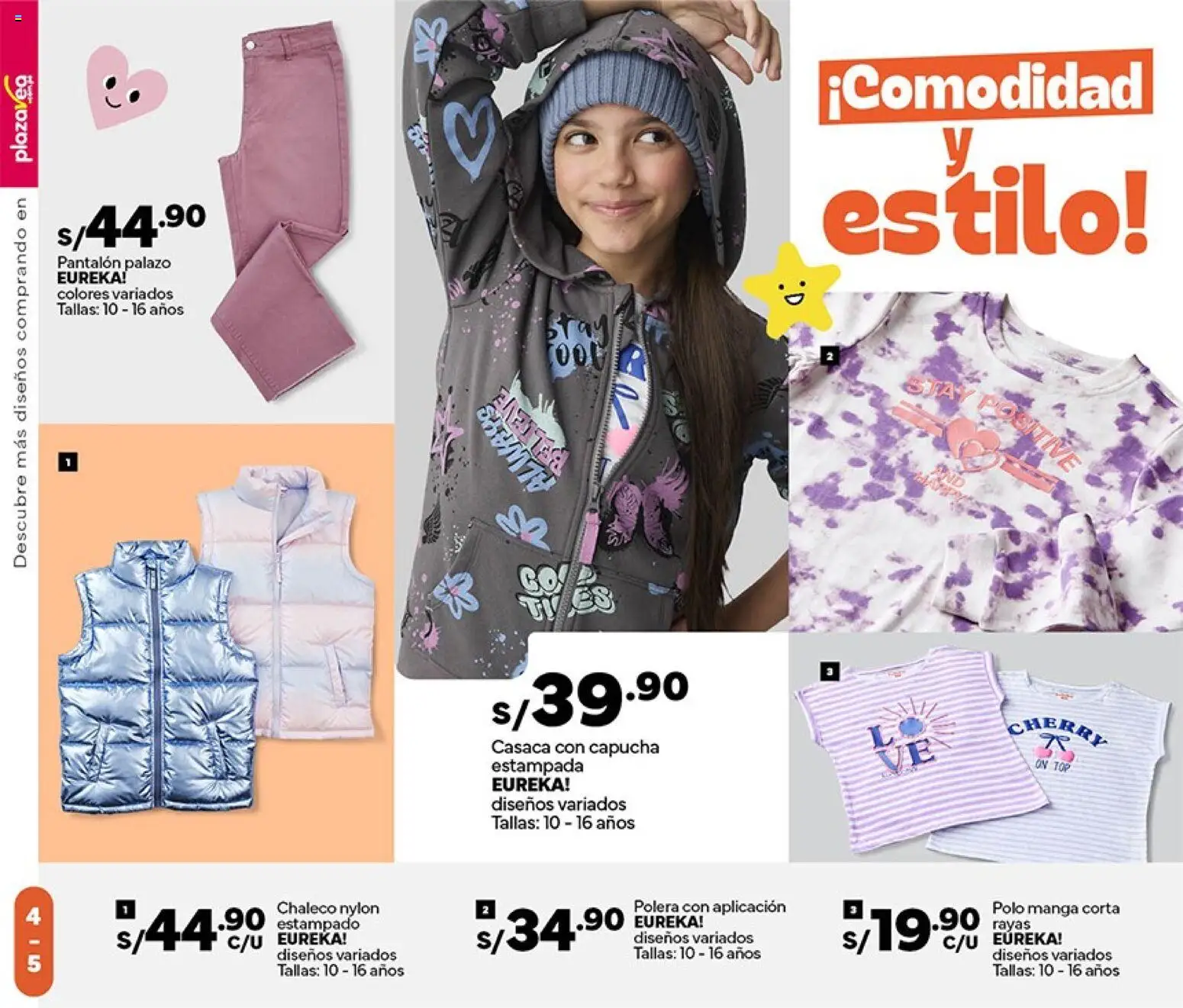 Catálogo Plaza Vea válido desde 23.03.2026 | Página: 4 | Productos: Polo, Polera, Chaleco