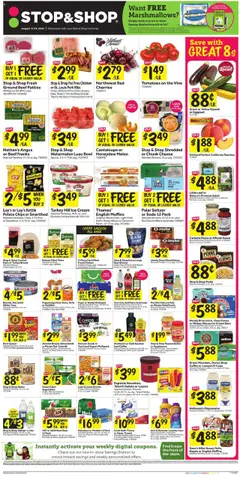 Preview of Stop & Shop weekly ads valid from 08.08.2025