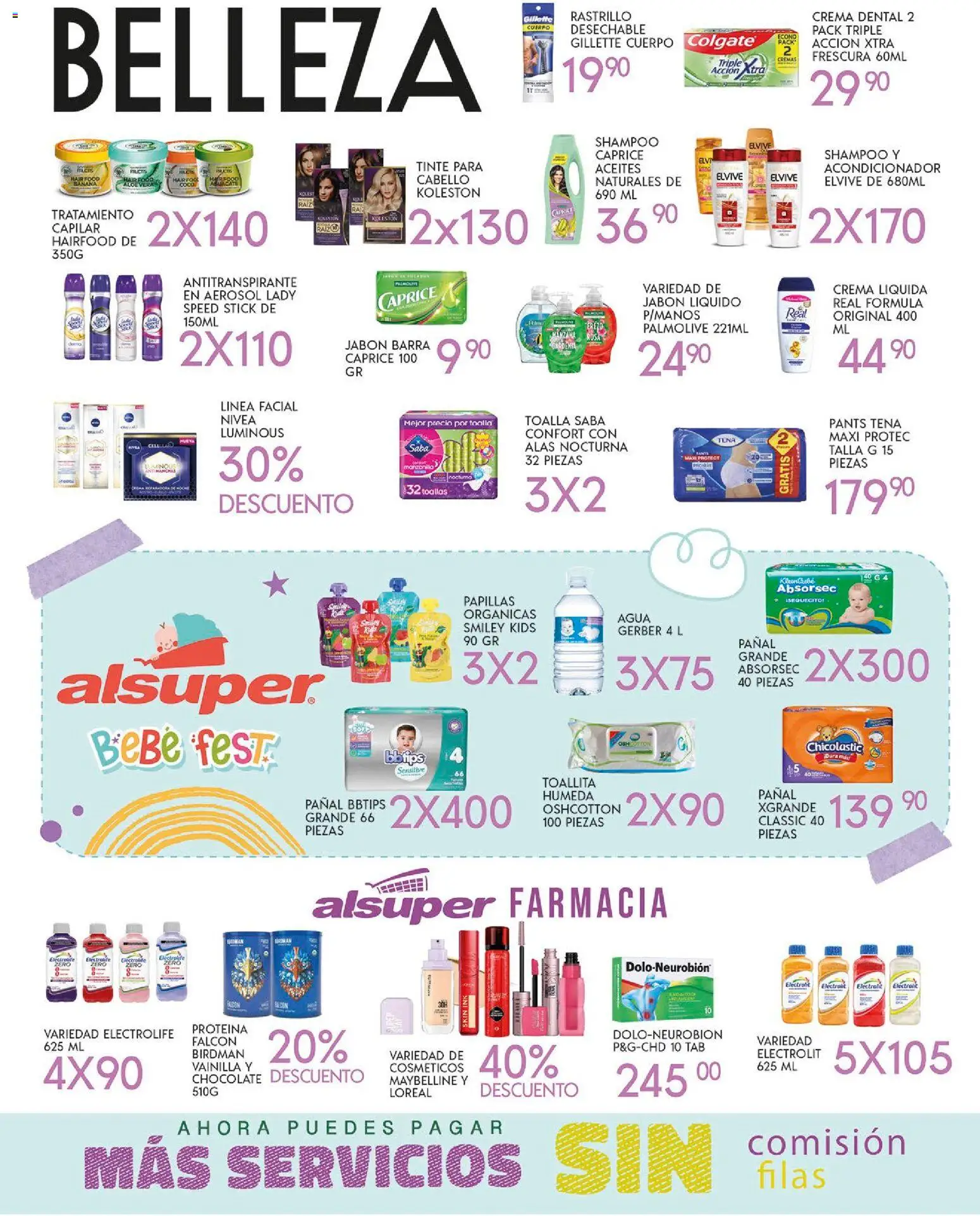 Nuevas ofertas de Alsuper válidas en toda la República Mexicana desde el 24.10.2025. ¡Encuentra las mejores ofertas en Alsuper folleto Chihuahua-Estado! | Página: 4 | Productos: Crema, Chocolate, Barra, Body