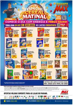 Max Atacadista - Ofertas Especial Cereal - Pré-Visualização do folheto da loja Max Atacadista, válido de 21.07.2025