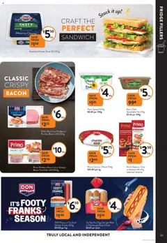 Foodworks catalogue - valid from 17.09.2025 | Page: 23 | Products: Bacon, Cheese, Salami, Water
