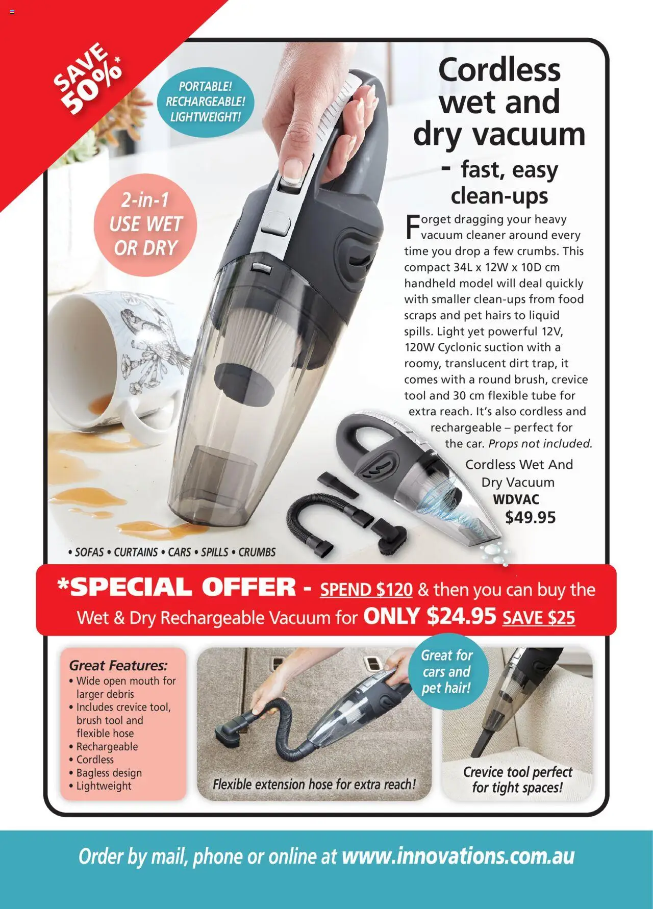 Innovations catalogue - valid from 01.07.2025 | Page: 16 | Products: Light, Brush, Portable, Vacuum cleaner