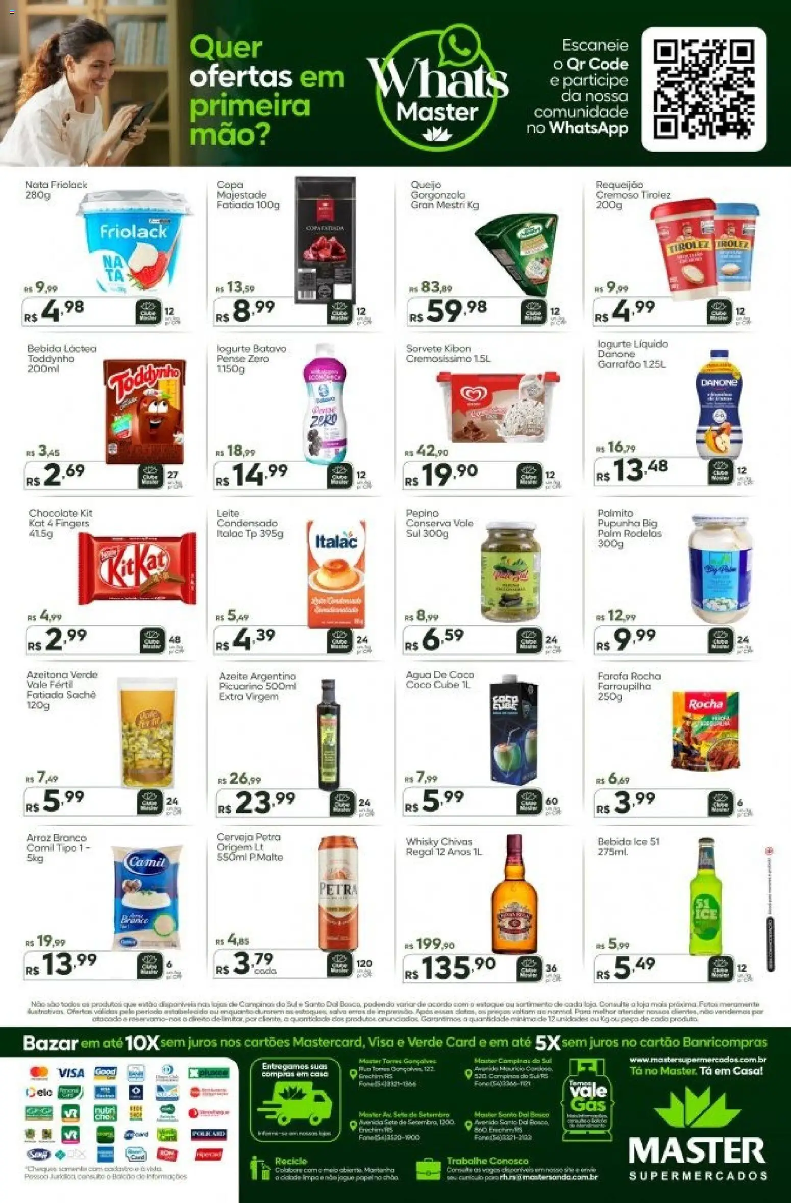 Master Folheto - válido de 22.12.2025 | Página: 2 | Produtos: Palmito, Whisky, Queijo, Requeijão