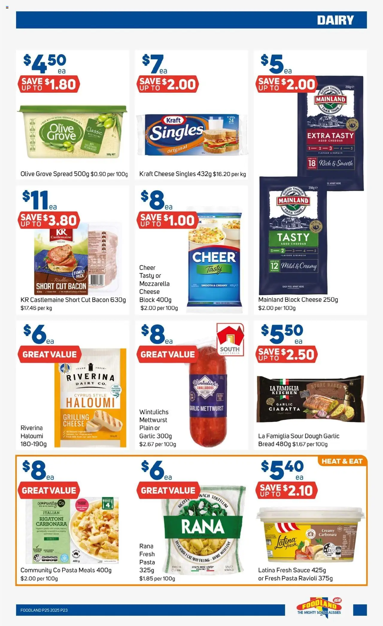 Foodland catalogue - valid from 18.06.2025 | Page: 23 | Products: Dairy, Butter, Bread, Peel