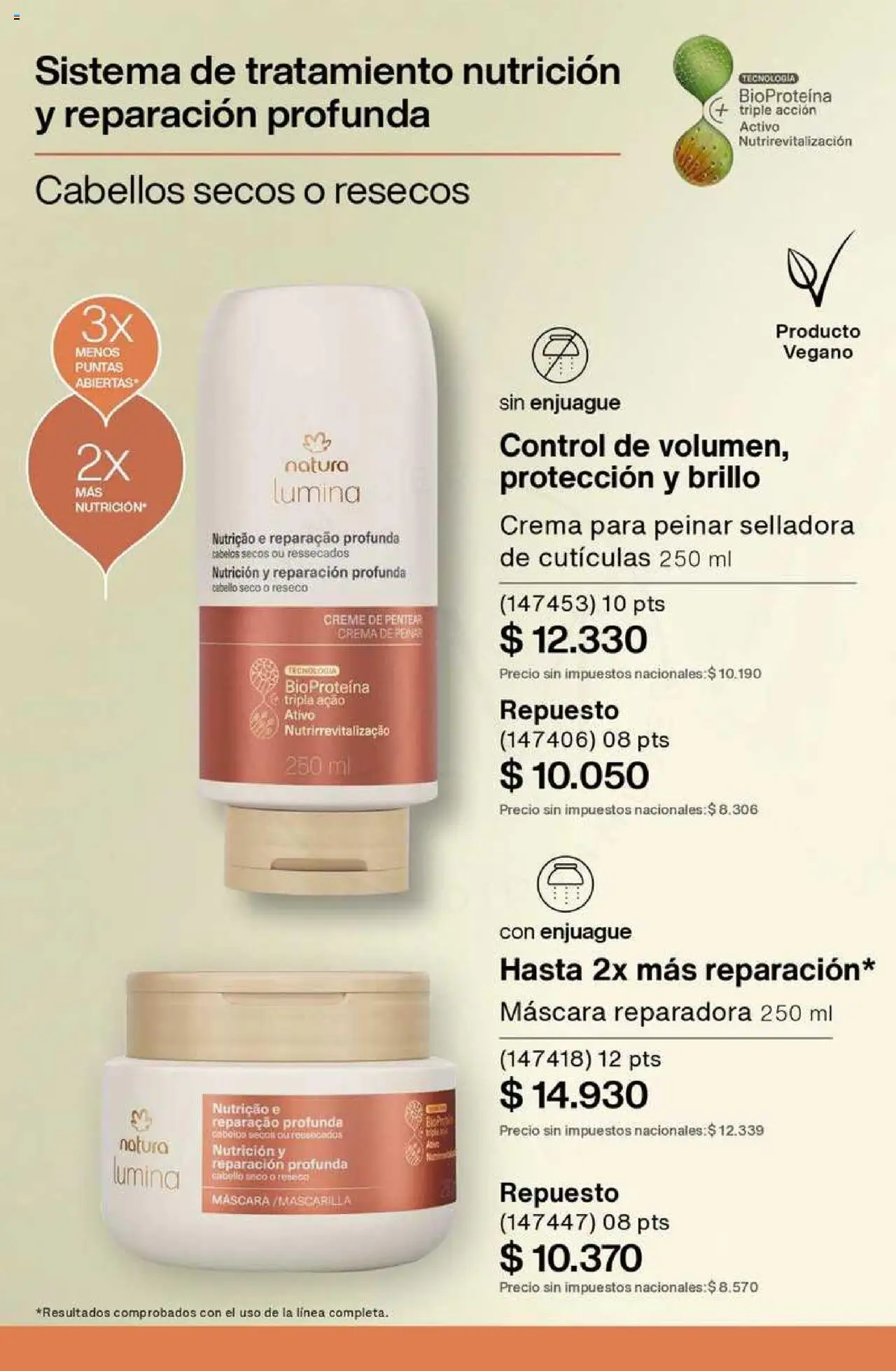 Catálogo Natura Ciclo 8 │ válido desde el 03.06.2025 | Página: 218 | Productos: Máscara, Brillo, Crema