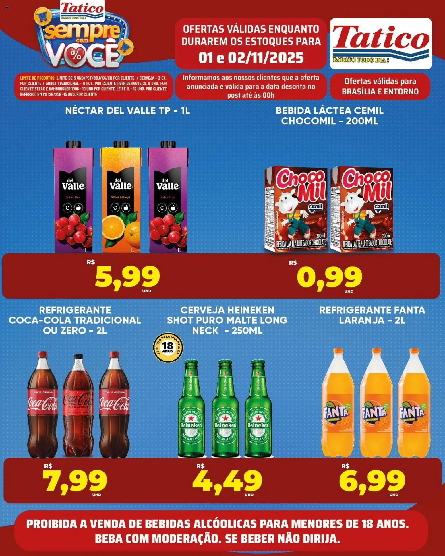 Tatico Folheto - válido de 03.11.2025 | Página: 31 | Produtos: Fanta, Cerveja, Heineken, Refrigerante