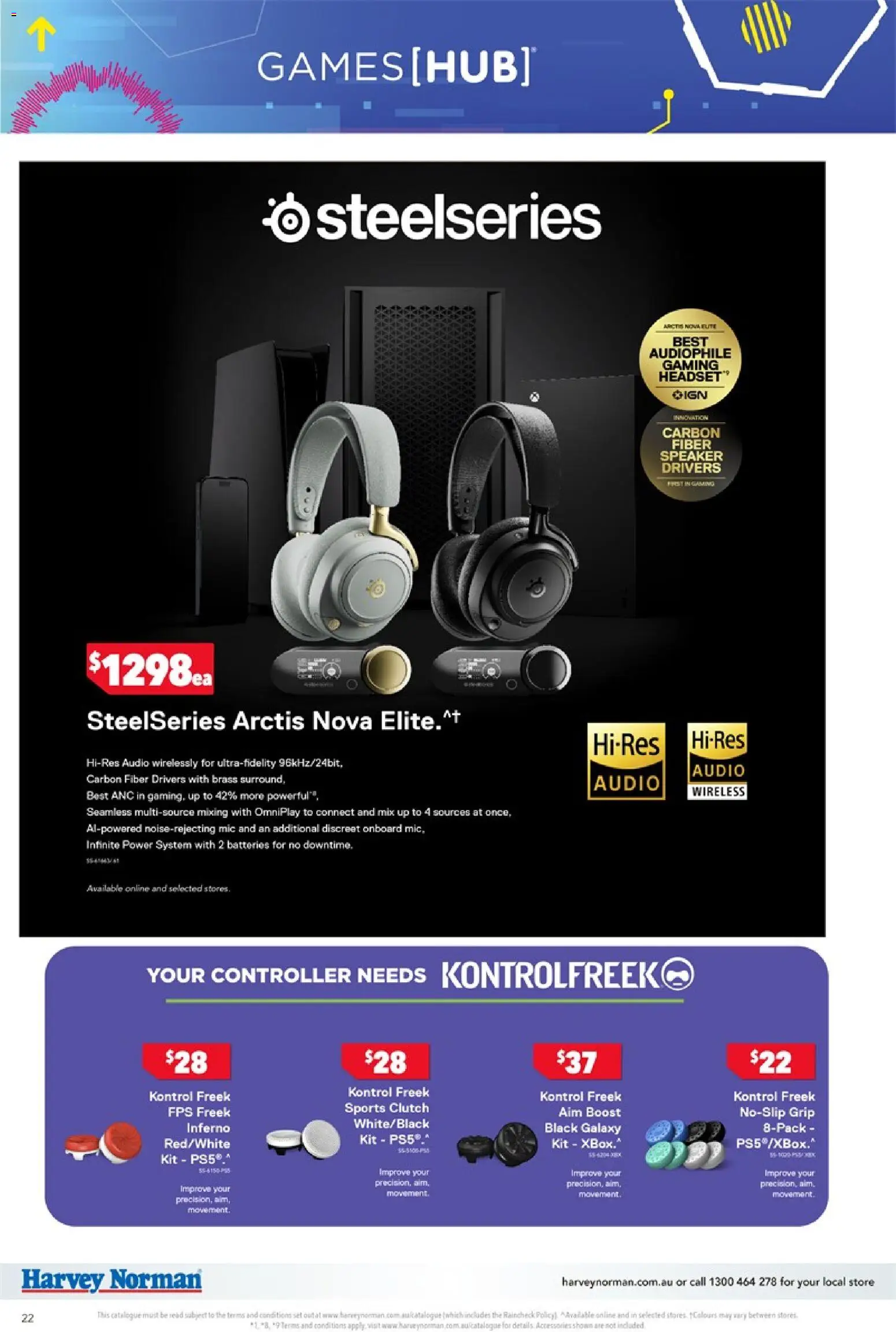 Harvey Norman catalogue - valid from 09.04.2026 | Page: 22 | Products: Clutch, Accessories, Batteries, Audio