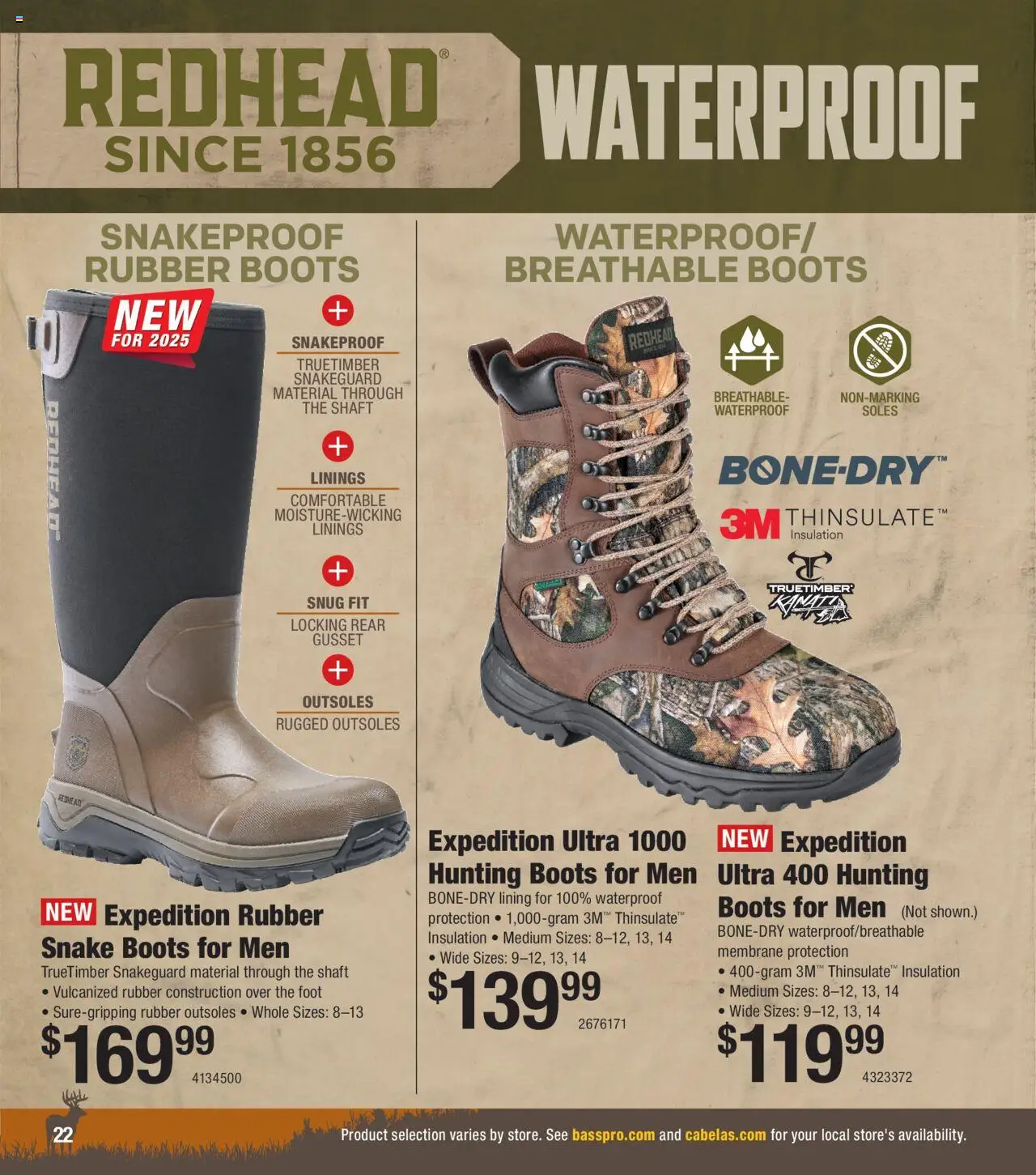 Cabela's Archery 25 - valid from 15.07.2025 | Page: 22 | Products: Hunting Boots, Boots